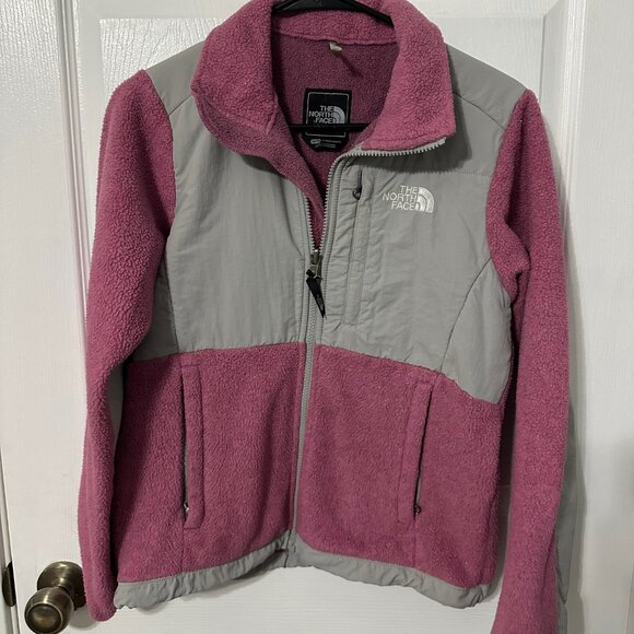 The North Face Denali Fleece Jacket, Women’s X-Small, Pink and Grey - Picture 1 of 3